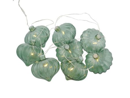 8 LED Light Garland - Green Discount