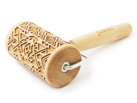 Mini Engraved Rolling Pin - Aztec Pattern Cheap