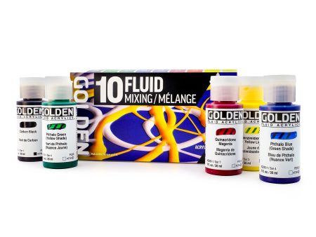 Fluid Acrylic Mixing Kit - 10 Pieces Online now