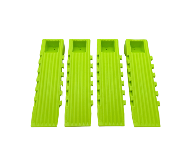 WreckMaster Neon Green Interlocking Tire Skate For Sale