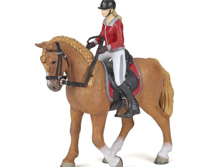 Toy Figurine - Walking Horse with Riding Girl Discount