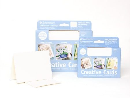 Plain Edge Creative Cards - Ivory For Cheap