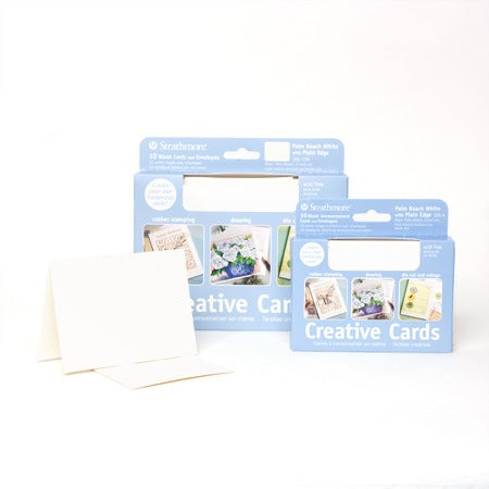 Plain Edge Creative Cards - Ivory For Cheap