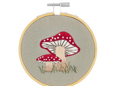 X-Stitch Embroidery Kit - Mushrooms Online Hot Sale