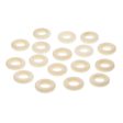 17-Pack Wood Rings - 2.5 cm For Cheap