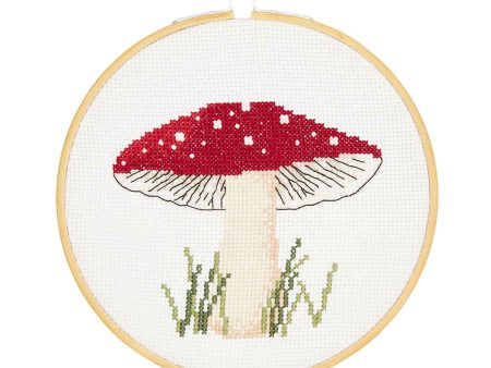 X-Stitch Embroidery Kit - Mushroom Online