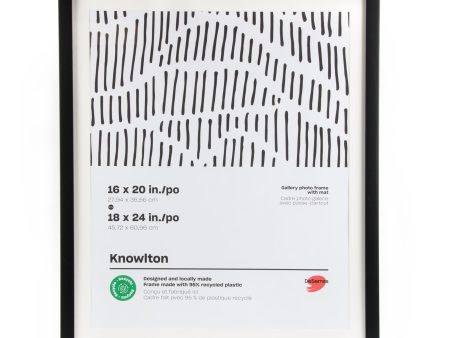 Recyclo™ Knowlton Gallery Photo Frame - Black Sale