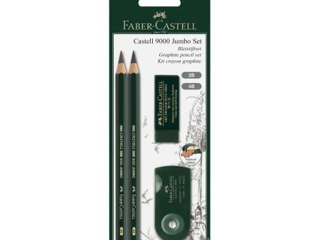 4-Piece Castell 9000 Jumbo Sketch Set Online Hot Sale