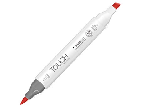 Touch Twin Brush Marker - Vivid Red Supply