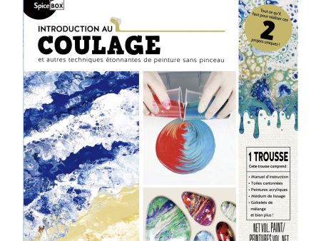 Introduction au coulage et autres techniques étonnantes de peinture sans pinceau - French Ed. For Cheap