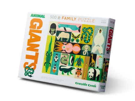 500-Piece Family Puzzle -  Animal Giants  Online now