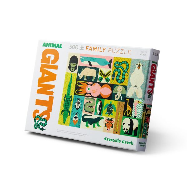 500-Piece Family Puzzle -  Animal Giants  Online now