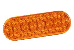 Maxxima Oval LED Warning Light - Amber Hot on Sale