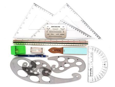 10-Piece Drafting Kit Hot on Sale