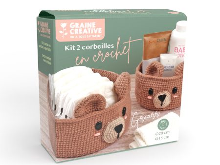 DIY Crochet Basket Kit Supply