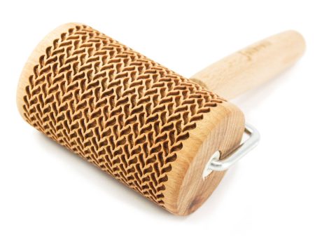 Mini Engraved Rolling Pin - Wheat Ear Pattern Online