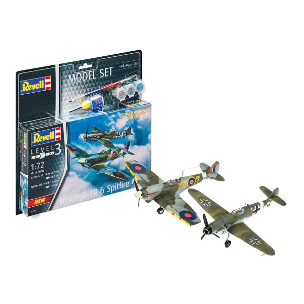 Scale Model Kit - BF109G-10 Spitfire MK.V For Cheap