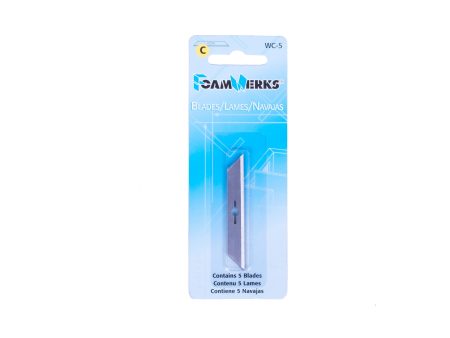 FoamWerks Replacement Blades - Set of 5 Hot on Sale