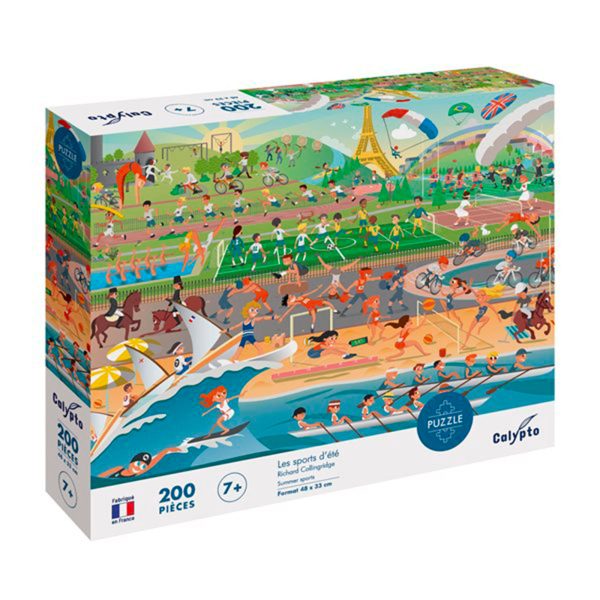 Kids  Puzzle - Summer Sports, 200 Pieces Hot on Sale