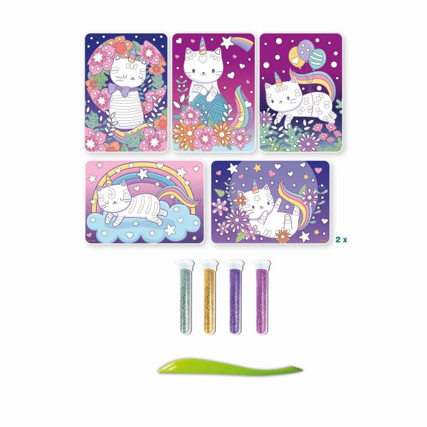 Artissimo Kit - Glitter Boards, Cuddly Cats Online Sale