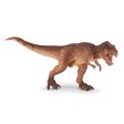 Toy Figurine - Running T-Rex, Brown Cheap