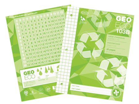 Eco Canada Notebook - Squared, 1 cm Supply