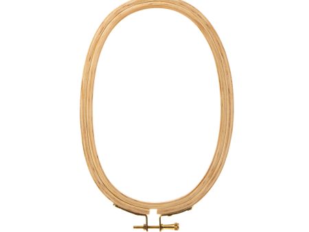 Wooden Embroidery Hoop - Oval Online Sale