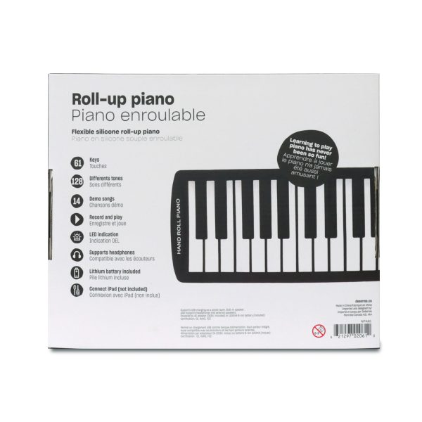 Roll-Up Silicone Piano - 61 Keys For Cheap