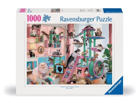 Adult Puzzle - Cat Tree Heaven, 1,000 Pieces Cheap