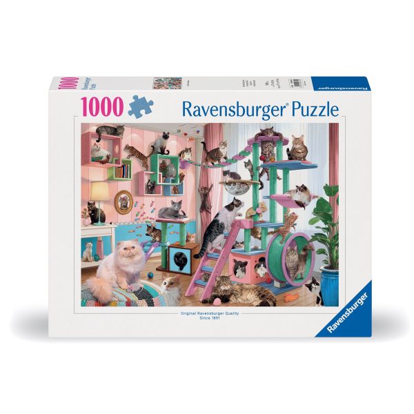 Adult Puzzle - Cat Tree Heaven, 1,000 Pieces Cheap