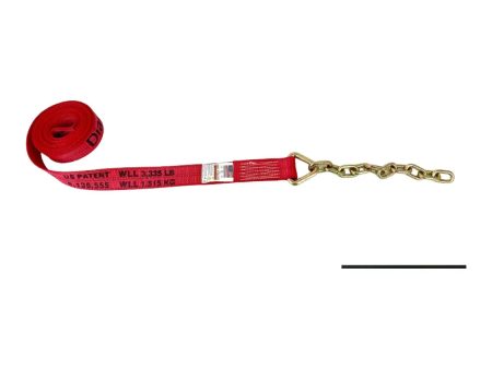 Safe  N Secure Tow Strap with Chain Tail For Cheap