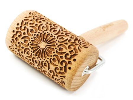 Mini Engraved Rolling Pin - Mandala Pattern Cheap