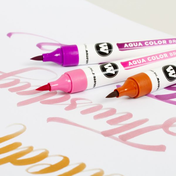 Aqua Color Brush Marker - Orange Online Hot Sale