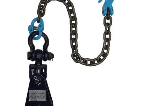 B A 4 Ton Snatch Block With Chain Fashion