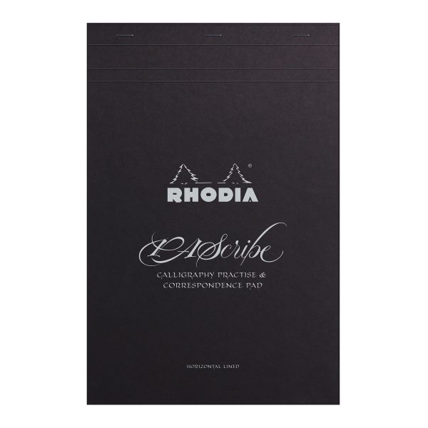 Rhodia Pascribe Calligraphy A4 Black Carb On Book Online