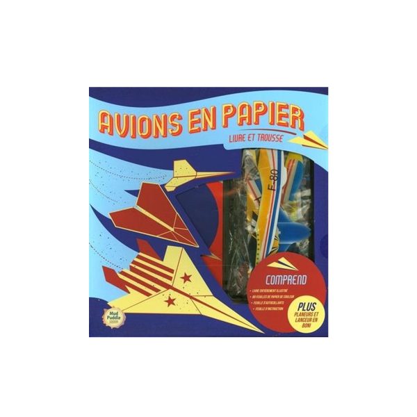 Avions en papier - Livre et trousse - French Ed. Online Hot Sale