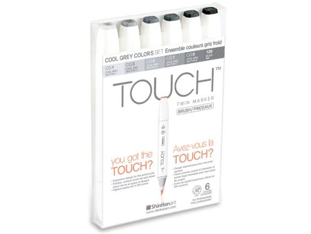 Touch Twin Markers - Cool Grey, 6 Pieces For Discount