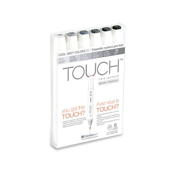 Touch Twin Markers - Cool Grey, 6 Pieces For Discount