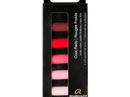 5-Pack Half Stick Soft Pastels - Cool Red For Discount