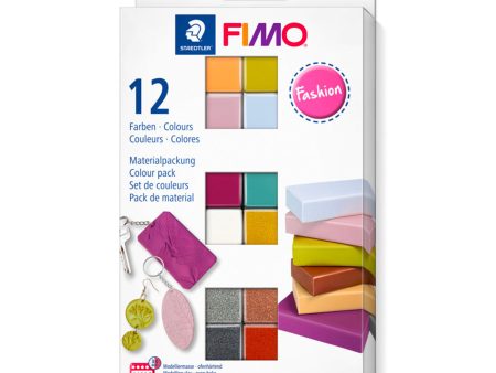 FIMO soft Polymer Clay - Fashion, 12 Pieces Fashion