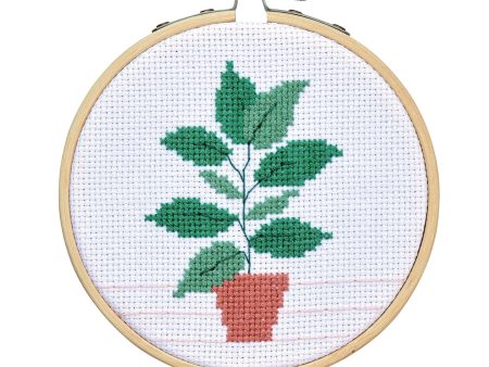 X-Stitch Embroidery Kit - Plant Online