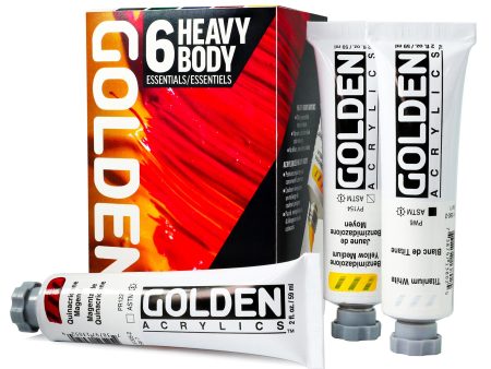 Heavy Body Acrylic Essentials Kit - 6 Pieces For Cheap