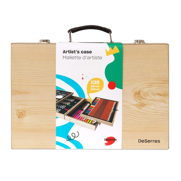 Artist Wooden Case - 135 Pieces Online