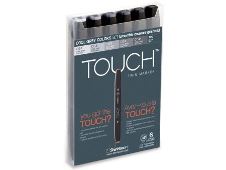 Touch Twin Marker Set - Cool Grey 6 Online Sale