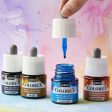 Colorex Watercolour Ink - Pale Gold For Sale