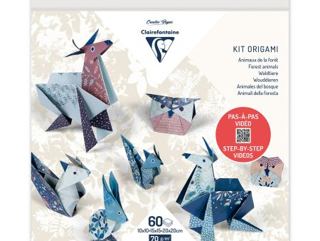 60-Sheet Origami Kit - Forest Animals Discount