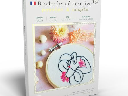 Decorative Embroidery Kit -  passion & couple  Online Hot Sale