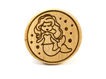 Engraved Stamp - Mermaid For Sale