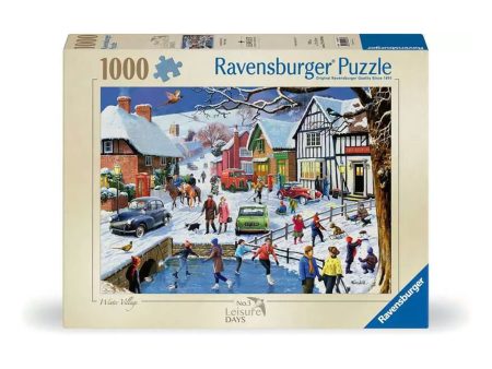 Adult Puzzle - Winter Village, 1,000 Pieces For Sale