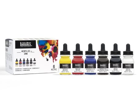 Acrylic Ink - Essentials, 6 x 30 ml For Discount